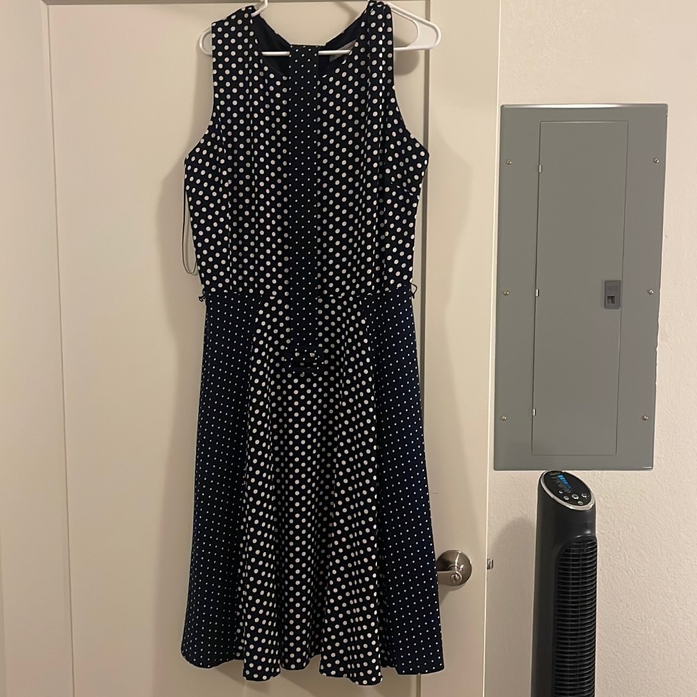 Polka Dot Business Dress